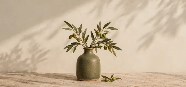 Web version showing the complete vase and olive branches